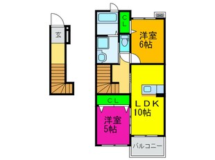 サンベリ－ズの物件間取画像